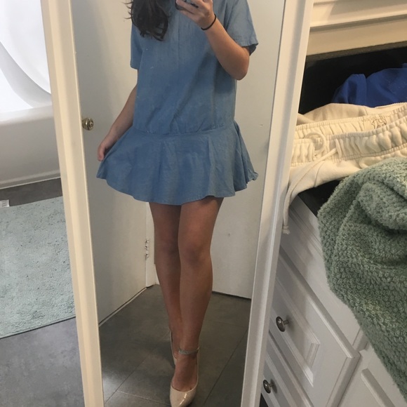 MONO+ Dresses & Skirts - Unique boho blue denim dress